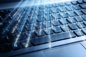 Computer keyboard.