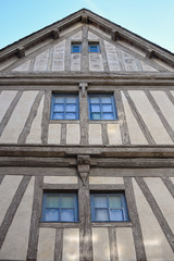 Obraz premium maison au mont saint michel