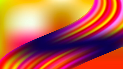 Colorful blurred background with wave, brush stroke. Modern abstract gradient card. Business poster. Vector illustration.  