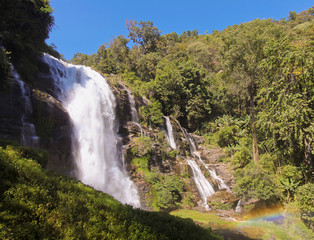 A Wachirathan Falls Shot, Doi Inthanon Near Chiang Mai, Thailand