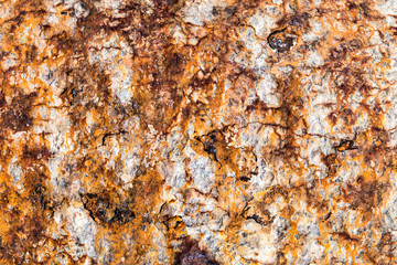 Rusty iron plate