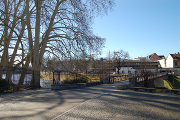 Park in Zürich im Frühling