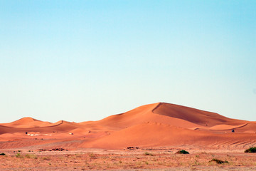 Naklejka na ściany i meble Deserto del Sahara, Dune di Erg-Chigaga, M'Hamid El Ghizlane, Marocco