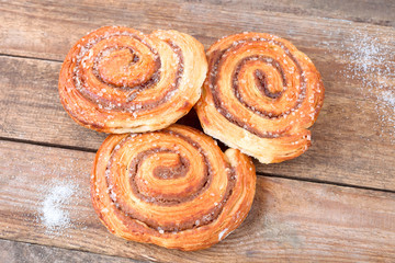 Blätterteig-Zimtschnecken	