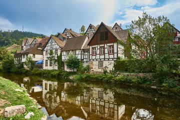The medieval village of Schiltach, Germany