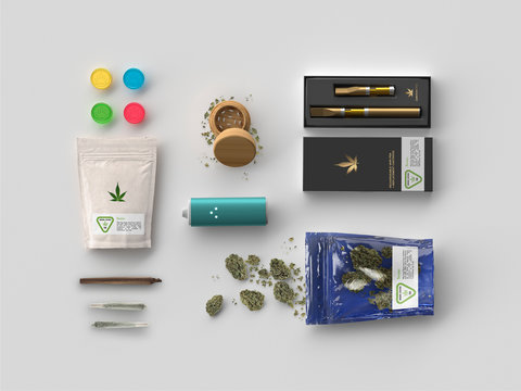Marijuana Products - Medical Cannabis - Black Gold and Blue