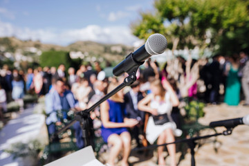 wedding microphone event