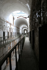 Obraz premium The Cells and Inside of Philadelphia Eastern State Penitentiary 