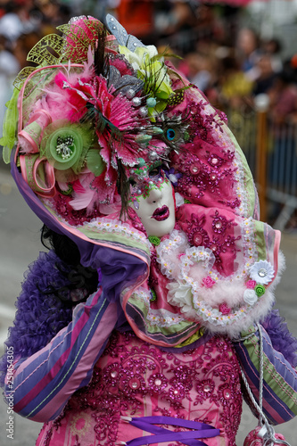 Belle touloulou à la parade du littoral à Kourou en Guyane française