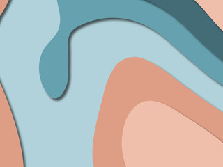 3D abstract paper art style, design layout for business presentations, flyers, posters, prints, decoration, cards, brochure cover.