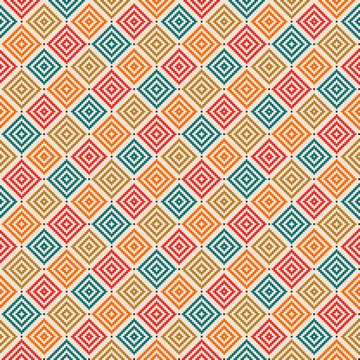 Aztec like style pattern illustration