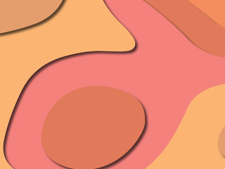 3D abstract paper art style, design layout for business presentations, flyers, posters, prints, decoration, cards, brochure cover.