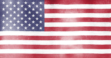 Fototapeta premium Flag USA. Steel flag. Vector. Big details. Steel United States Of America.