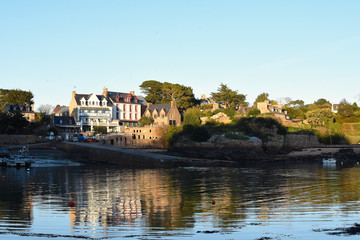 Fototapeta premium paysage de l'ile de brehat