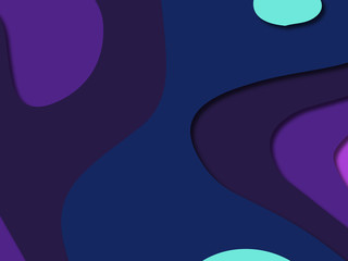 3D abstract paper art style, design layout for business presentations, flyers, posters, prints, decoration, cards, brochure cover.