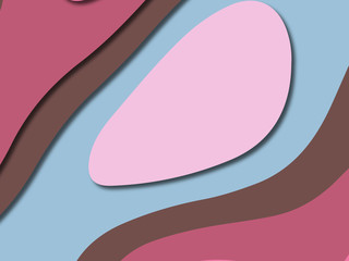 3D abstract paper art style, design layout for business presentations, flyers, posters, prints, decoration, cards, brochure cover.