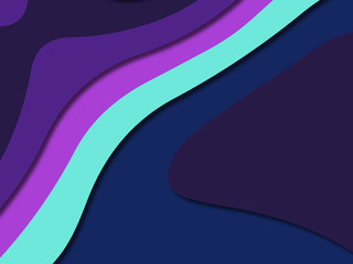 3D abstract paper art style, design layout for business presentations, flyers, posters, prints, decoration, cards, brochure cover.