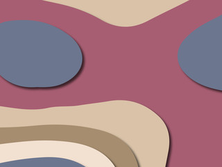 3D abstract paper art style, design layout for business presentations, flyers, posters, prints, decoration, cards, brochure cover.