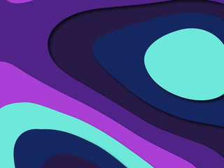 3D abstract paper art style, design layout for business presentations, flyers, posters, prints, decoration, cards, brochure cover.