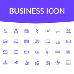 Business icon for your mobile app , website and ready to printable design