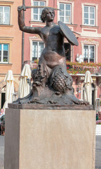Warszawa Syrenka warszawska Mermaid of Warsaw Polska Poland Polen  © Dreamnordno