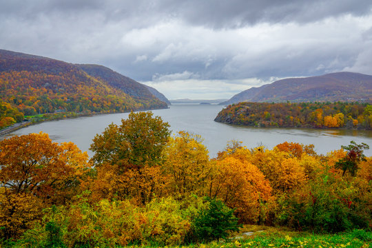 Hudson River from West Point in Autumn