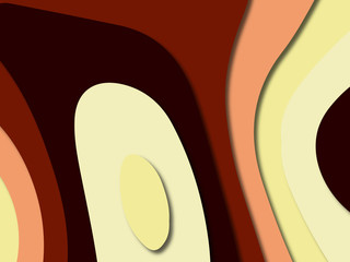 3D abstract paper art style, design layout for business presentations, flyers, posters, prints, decoration, cards, brochure cover.