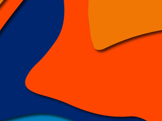 3D abstract paper art style, design layout for business presentations, flyers, posters, prints, decoration, cards, brochure cover.