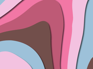 3D abstract paper art style, design layout for business presentations, flyers, posters, prints, decoration, cards, brochure cover.