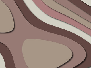 3D abstract paper art style, design layout for business presentations, flyers, posters, prints, decoration, cards, brochure cover.