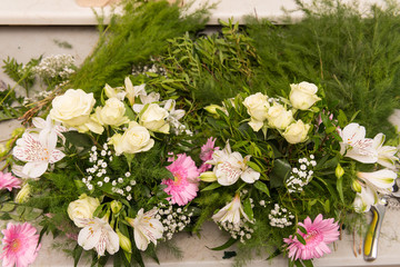 Florist Waste - Florist work and flower heads, leaves and twigs