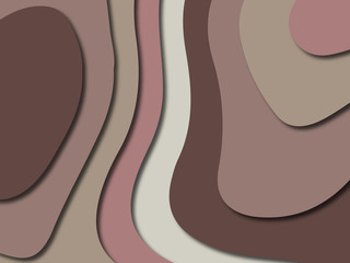 3D abstract paper art style, design layout for business presentations, flyers, posters, prints, decoration, cards, brochure cover.
