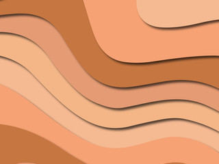 3D abstract paper art style, design layout for business presentations, flyers, posters, prints, decoration, cards, brochure cover.