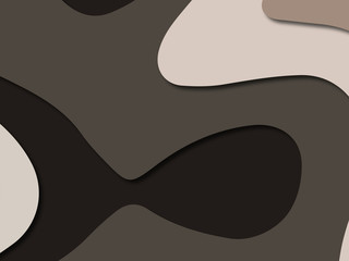 Fototapeta premium 3D abstract paper art style, design layout for business presentations, flyers, posters, prints, decoration, cards, brochure cover.