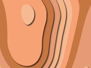 3D abstract paper art style, design layout for business presentations, flyers, posters, prints, decoration, cards, brochure cover.