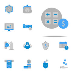 Business, calculation, calculator finance icon. Finance & Money icons universal set for web and mobile