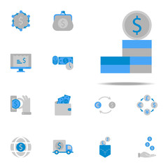 Cash, cent, coin, currency, money icon. Finance & Money icons universal set for web and mobile