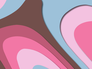 3D abstract paper art style, design layout for business presentations, flyers, posters, prints, decoration, cards, brochure cover.