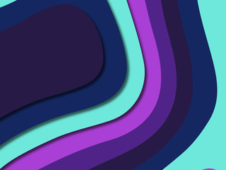 3D abstract paper art style, design layout for business presentations, flyers, posters, prints, decoration, cards, brochure cover.