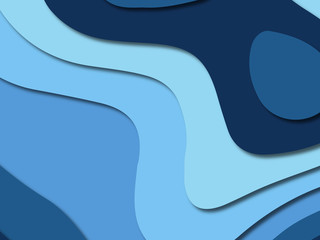 3D abstract paper art style, design layout for business presentations, flyers, posters, prints, decoration, cards, brochure cover.