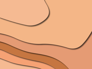 3D abstract paper art style, design layout for business presentations, flyers, posters, prints, decoration, cards, brochure cover.