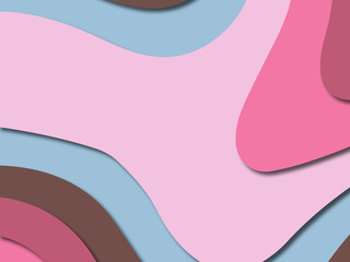 3D abstract paper art style, design layout for business presentations, flyers, posters, prints, decoration, cards, brochure cover.