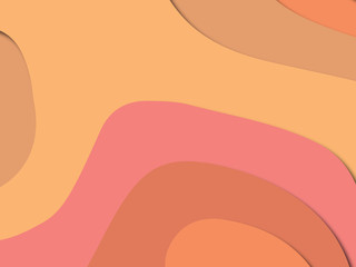 3D abstract paper art style, design layout for business presentations, flyers, posters, prints, decoration, cards, brochure cover.