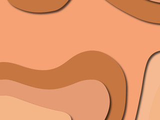 3D abstract paper art style, design layout for business presentations, flyers, posters, prints, decoration, cards, brochure cover.