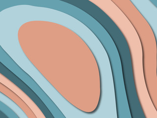 Obraz premium 3D abstract paper art style, design layout for business presentations, flyers, posters, prints, decoration, cards, brochure cover.