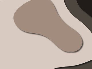 3D abstract paper art style, design layout for business presentations, flyers, posters, prints, decoration, cards, brochure cover.