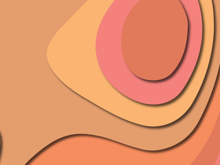 3D abstract paper art style, design layout for business presentations, flyers, posters, prints, decoration, cards, brochure cover.