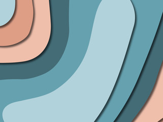 3D abstract paper art style, design layout for business presentations, flyers, posters, prints, decoration, cards, brochure cover.