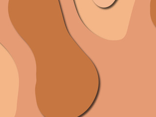 3D abstract paper art style, design layout for business presentations, flyers, posters, prints, decoration, cards, brochure cover.