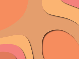 3D abstract paper art style, design layout for business presentations, flyers, posters, prints, decoration, cards, brochure cover.